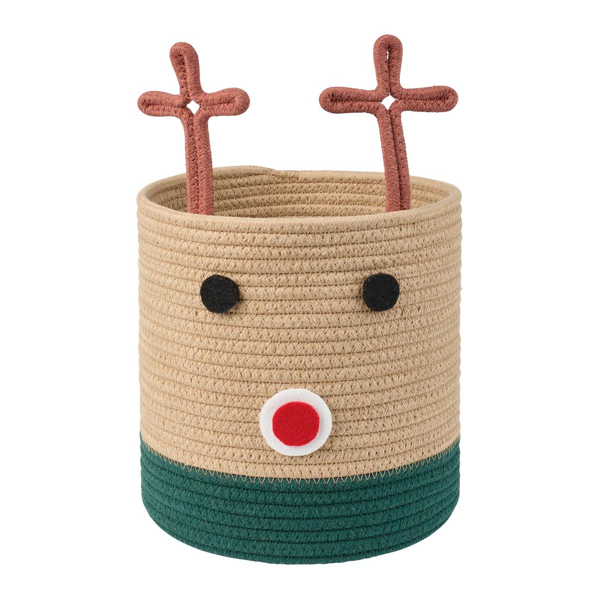 Košara Trixi - svetlo rjava/svetlo rdeča, tekstil (23/23cm) - Mömax
