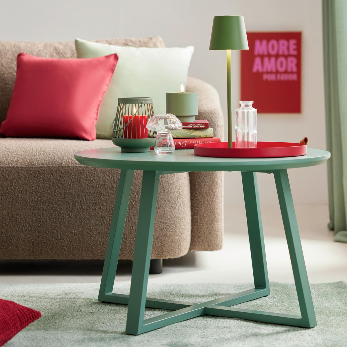 LAMPA STOŁOWA Z AKUMULATOREM GRÜNI - zielony, Modern, tworzywo sztuczne/metal (11,5/36cm) - Mömax