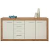 SIDEBOARD MALTA -EXKLUSIV- - vit/kromfärg, Klassisk, trämaterial/plast (179/86/40cm) - Mömax