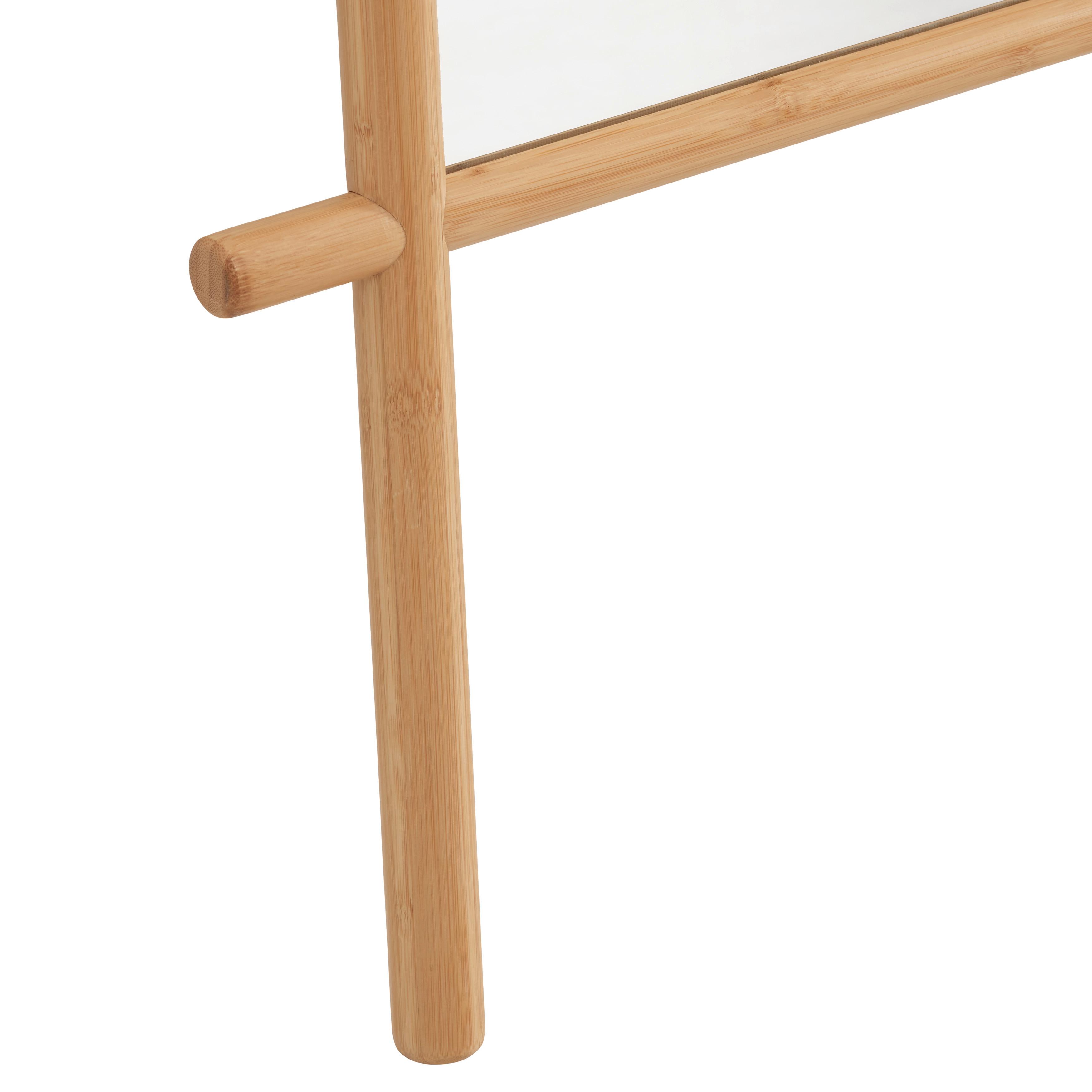 Standspiegel Bonnie Naturfarben ca. 55x180cm - Naturfarben, MODERN, Glas/Holz (55/180/3.2cm) - Mömax