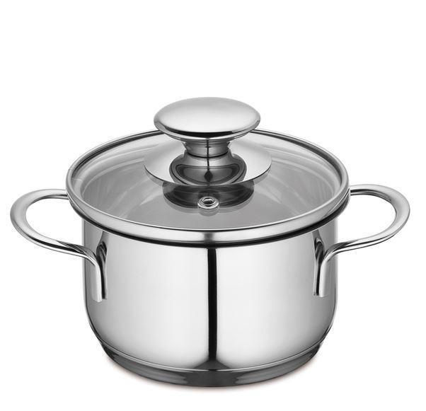 GARNEK 2370702812 - kolor stalowy, Basics, metal/szkło (14/10,8cm) - KÜCHENPROFI