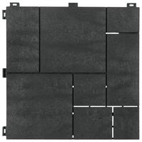 PŁYTKA TARASOWA EU5100608 - kolor grafitowy, Modern, tworzywo sztuczne (30,5/30,5/1,4cm)