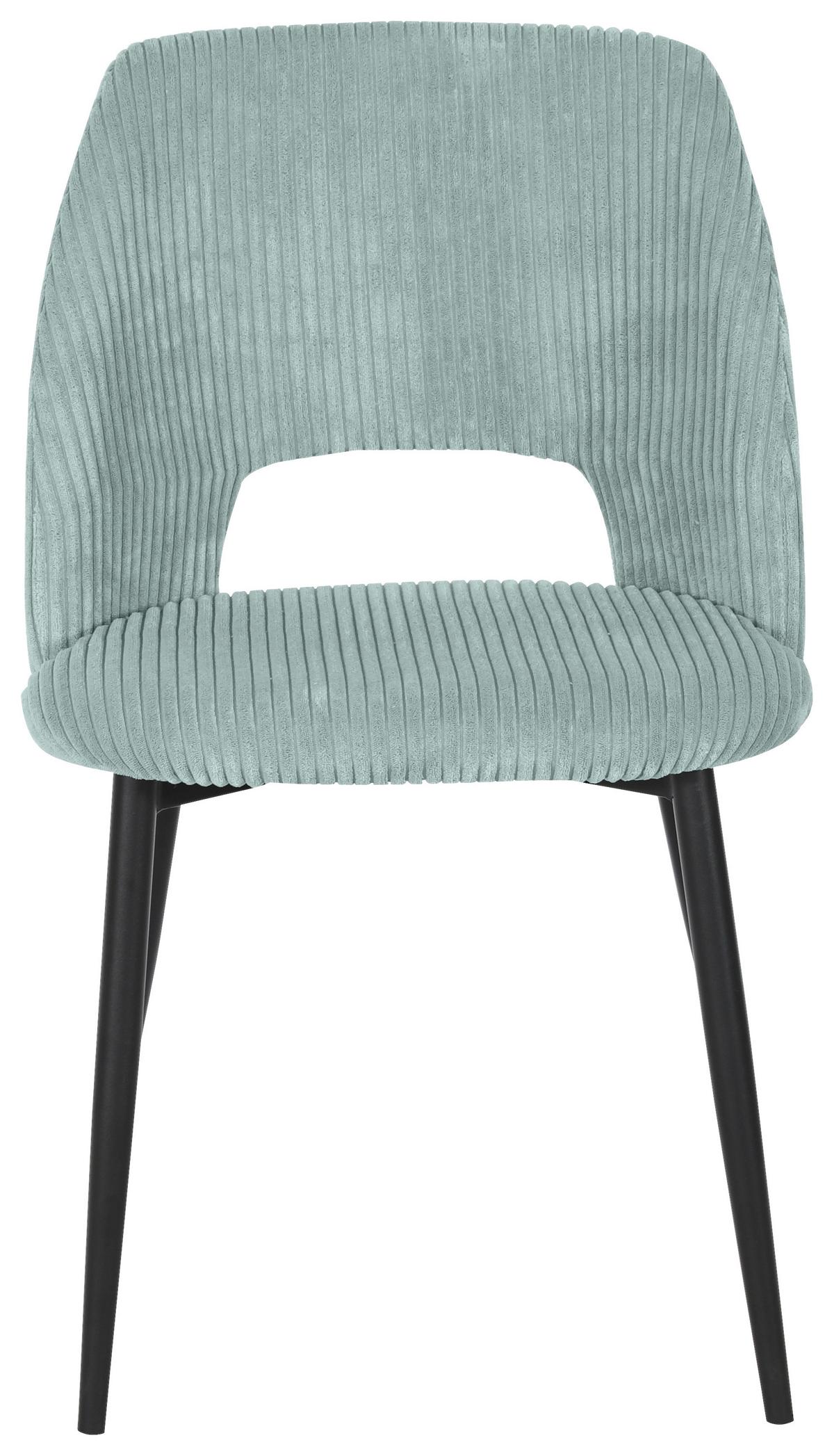 Stolica Zoe - boje mente/crna, Lifestyle, metal/tekstil (51/82/57cm) - Mömax