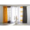 GARDINLÄNGD LEO -EXT- - gul, textil (135/255cm) - Premium Living