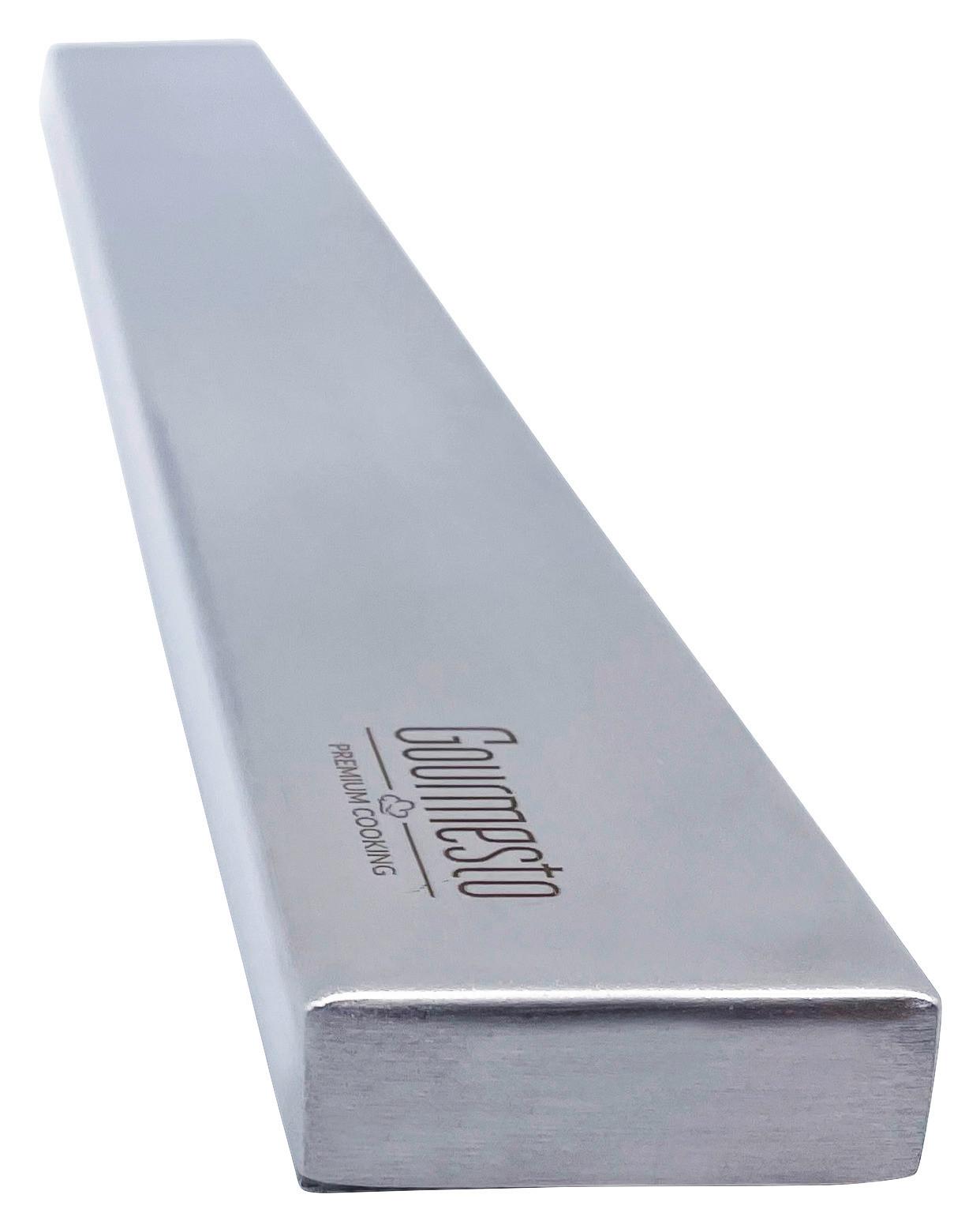 Magnetleiste Profi Line in Silberfarben - Silberfarben, MODERN, Metall (40/4,5/1,7cm) - Gourmesto