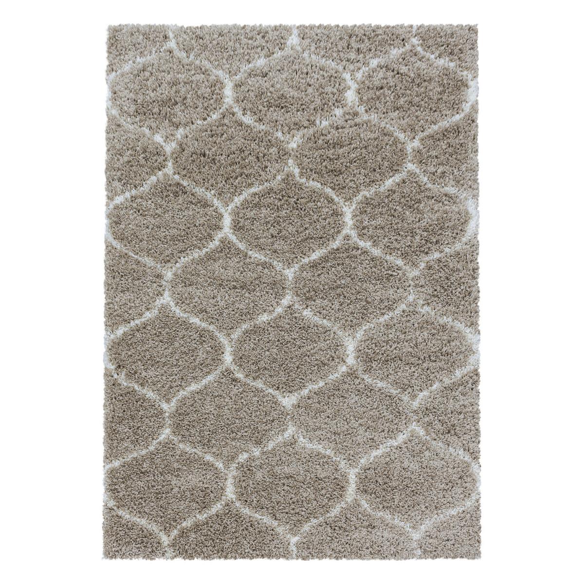 Webteppich Salsa Beige ca. 140x200cm - Beige, Design, Textil (140/200cm)