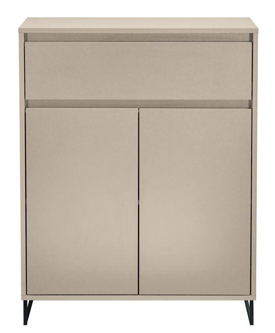 Comodă COLOGNE - cașmir, Design, material pe bază de lemn (80/103/38cm) - Modern Living