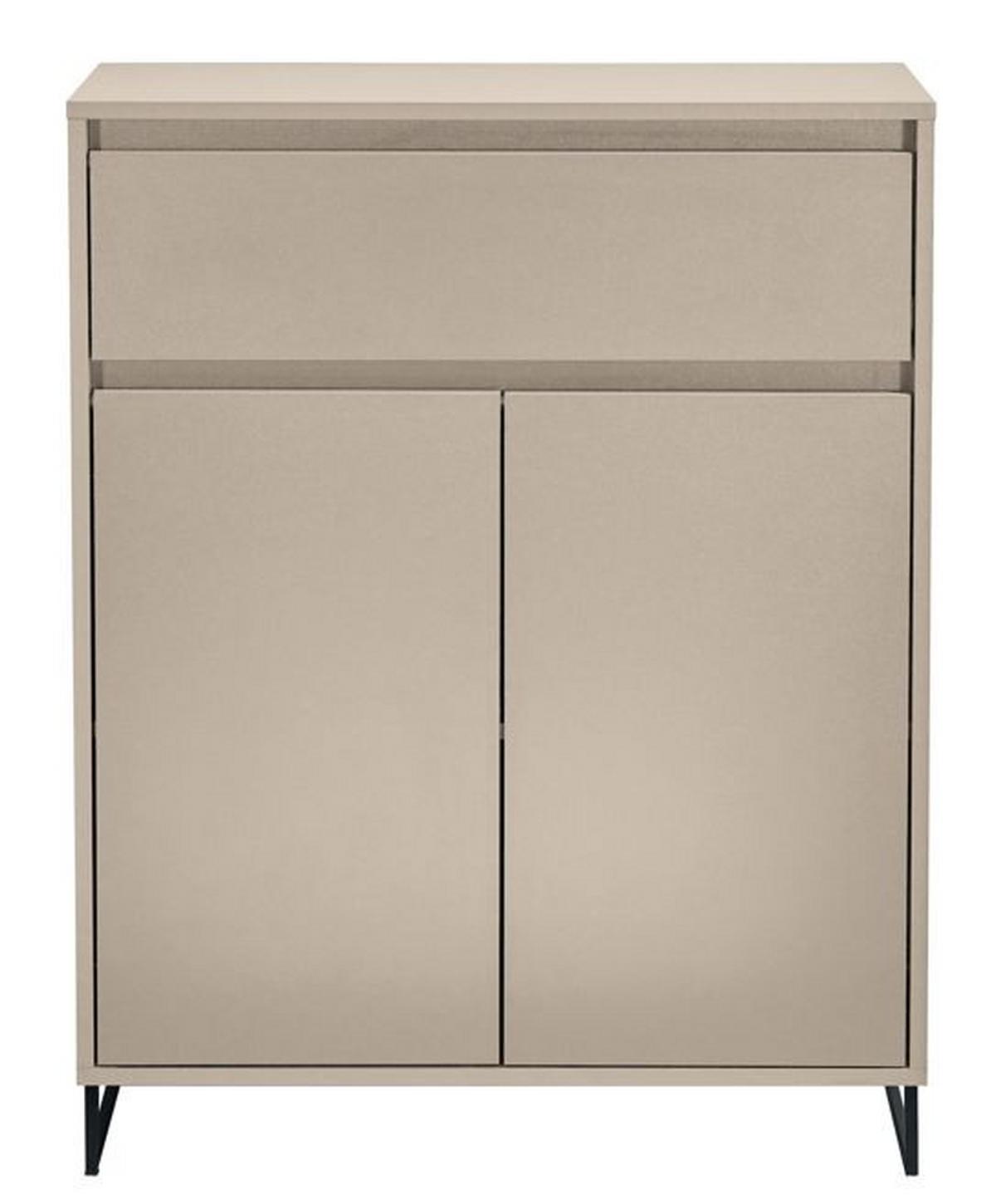 Comodă COLOGNE - cașmir, Design, material pe bază de lemn (80/103/38cm) - Modern Living