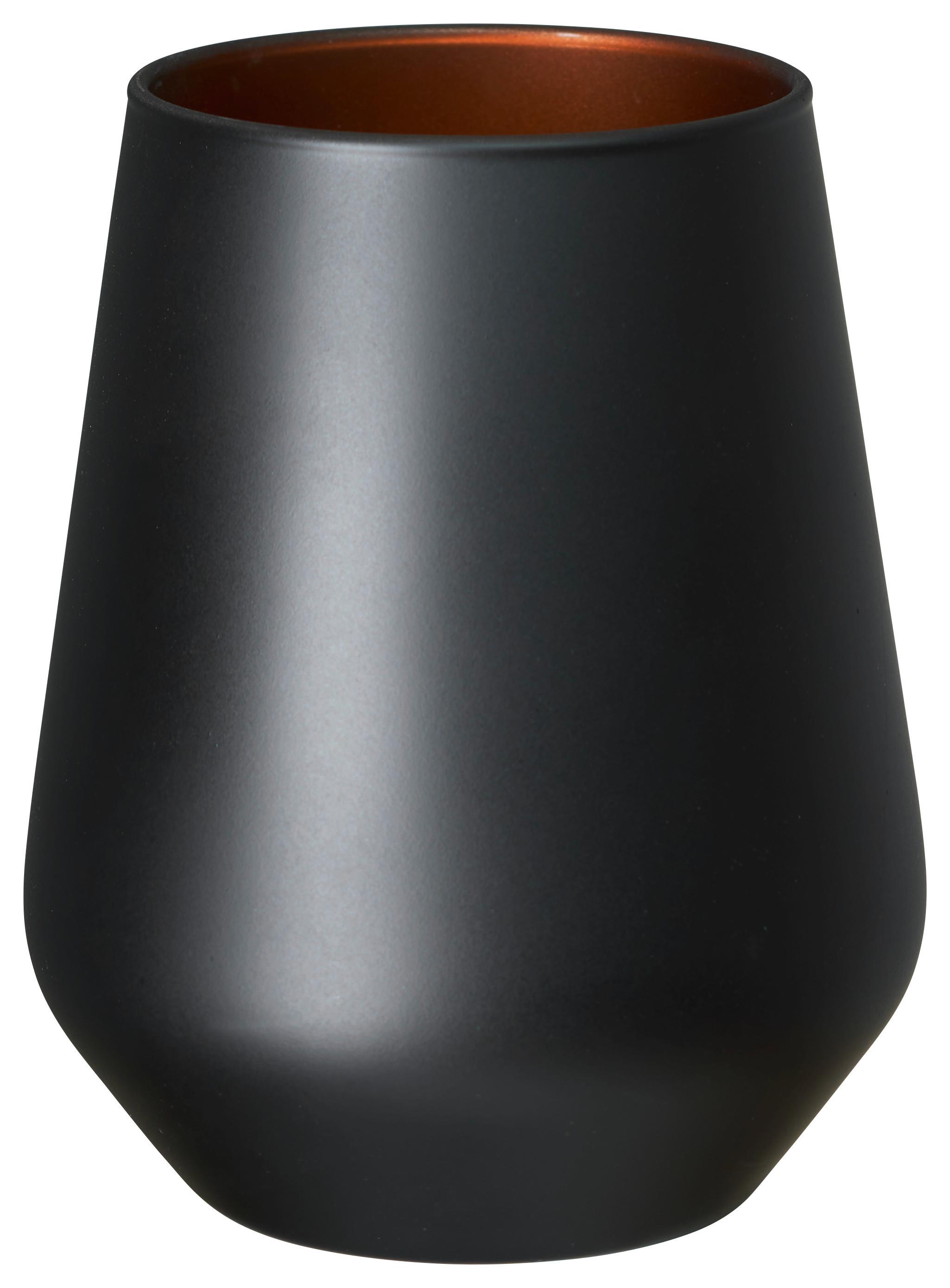 Kozarec Oil Green - črna/baker, Moderno, steklo (6,8/11cm) - Premium Living