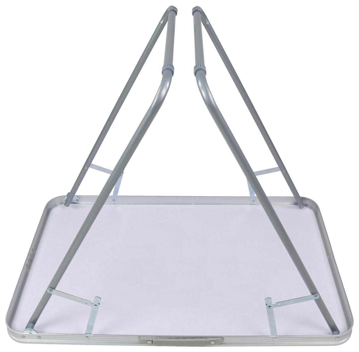 Miza Za Kampiranje Galdas M, Bela, 80x50 - bela, Moderno, kovina/umetna masa (80/53/70cm) - Ambia Garden