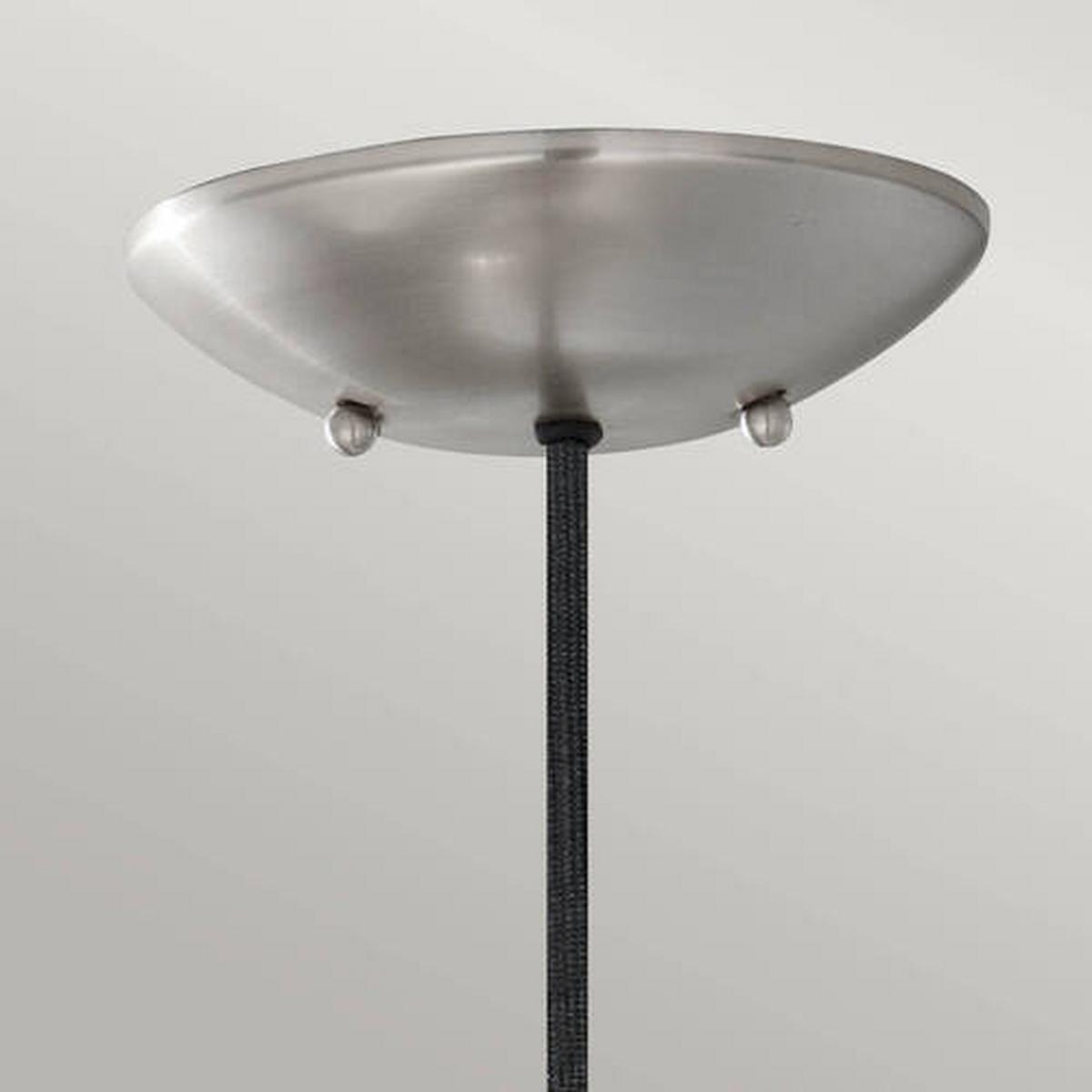 Viseća Svjetiljka Srebrna Boja - boje oplemenjenog čelika, Design, metal (25.4/30.3cm) - Elstead Lighting