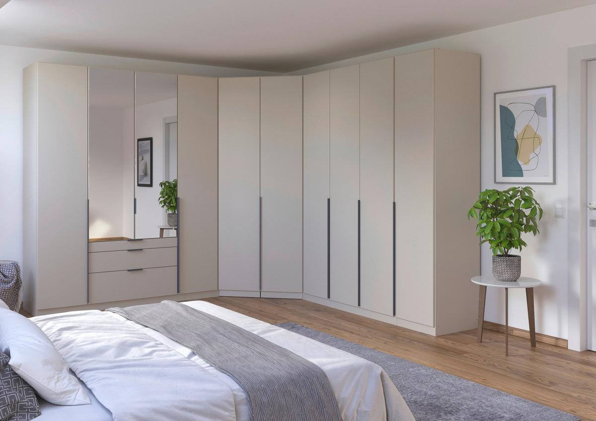 DULAP USI ROTATIVE ALABAMA - șampanie, Modern, material pe bază de lemn (136/229/54cm) - Modern Living