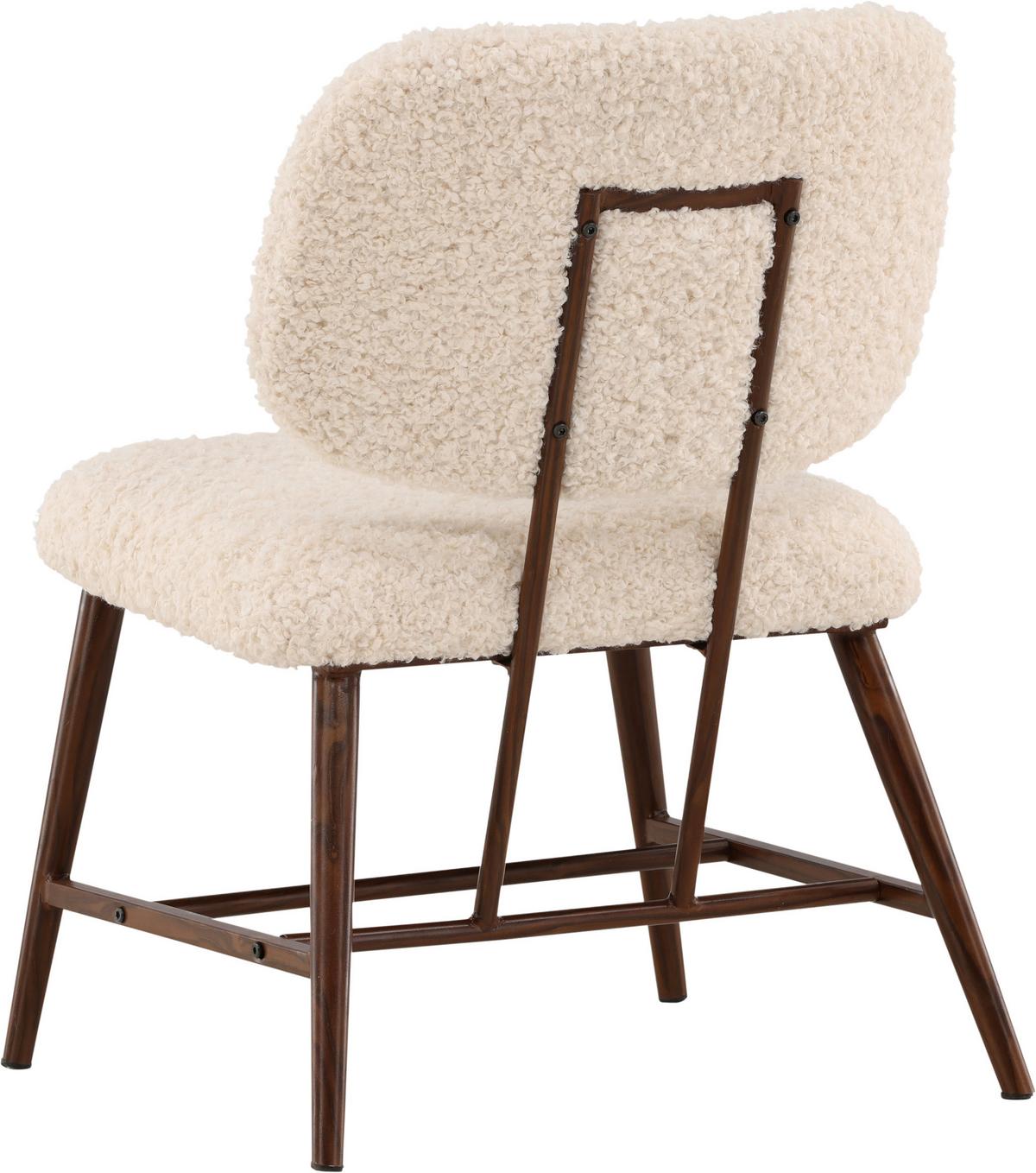 SESSEL MIDLAD - Weiß, Design, Textil/Metall (58/84/62cm) - Livetastic