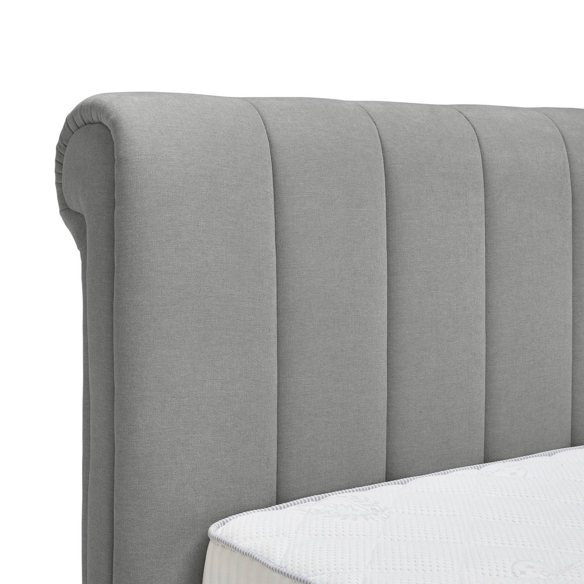 Boxspringbett Belano Dunkelgrau ca. 180x200cm - Dunkelgrau, KONVENTIONELL, Holz/Holzwerkstoff (180/200cm) - Premium Living