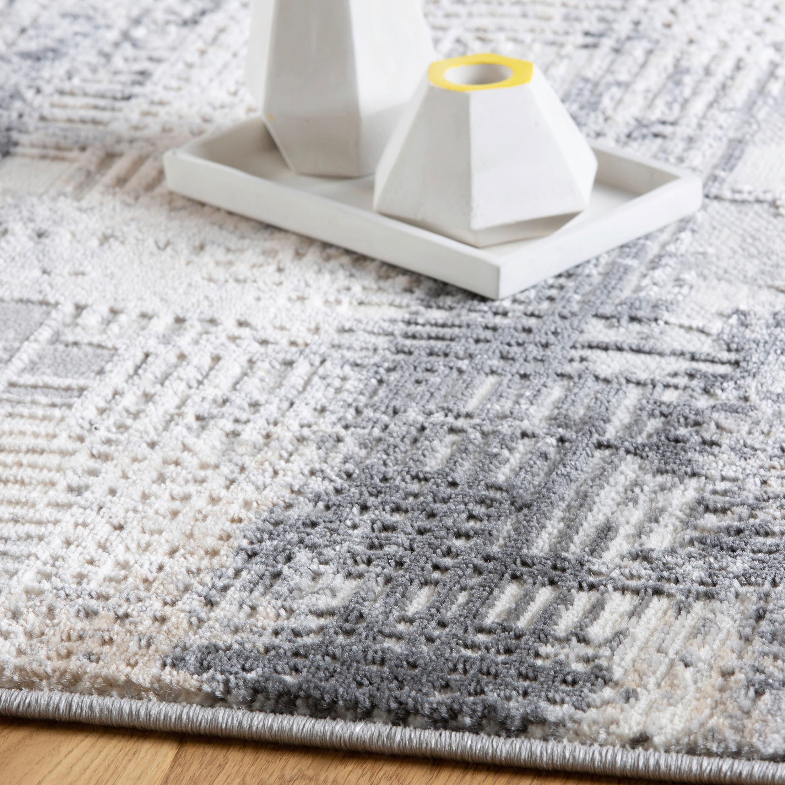 Webteppich My Salsa Grau ca. 200x290cm - Grau, Design, Textil (200/290cm) - Obsession