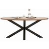 MATBORD ORBIT - svart/akaciefärgad, Design, metall/trä (180/76/100cm) - Zandiara