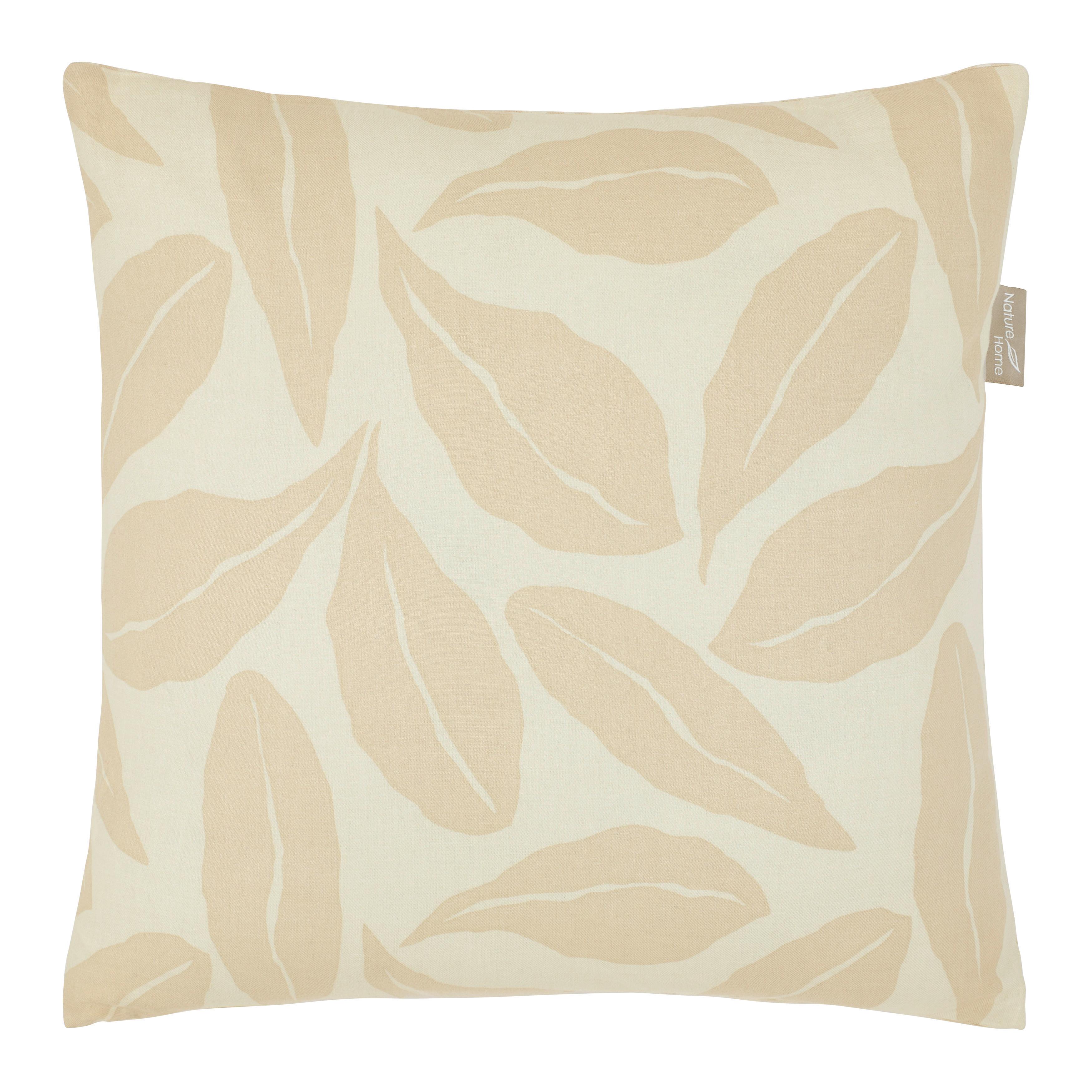 Zierkissen Nature Home Wende Beige ca. 45x45cm - Beige, Textil (45/45cm) - Mömax