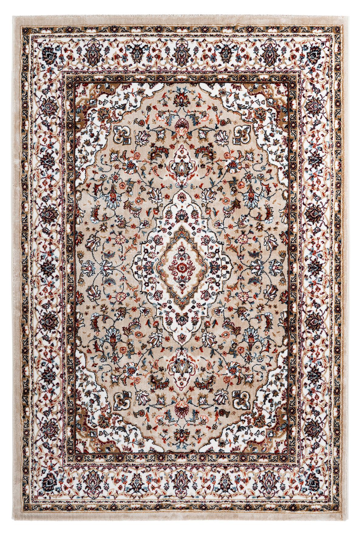 Flachwebeteppich My Isfahan Beige ca. 200x290cm - Beige, LIFESTYLE, Textil (200/290cm) - Obsession