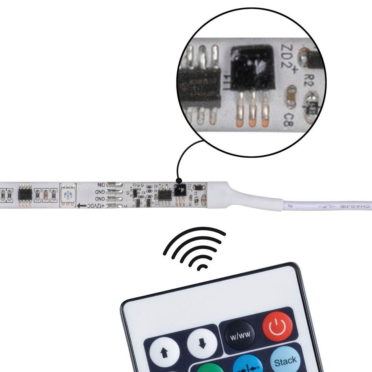 LED-Strip Simpled Motion max. 10 Watt - Weiß, Basics, Kunststoff (750,0cm) - Paulmann