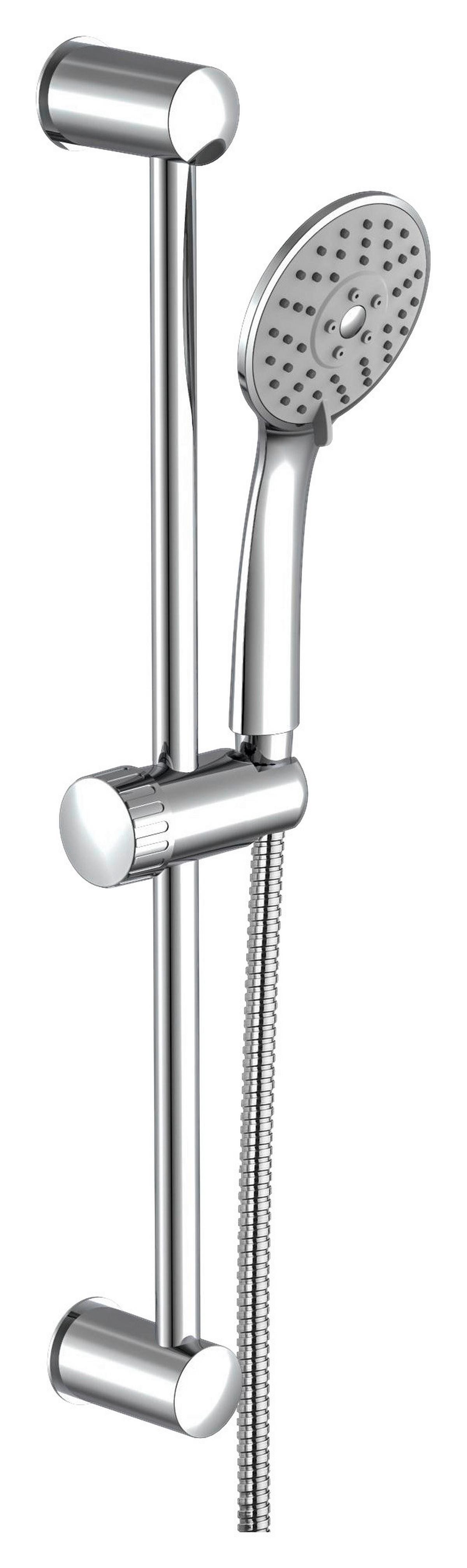 Set de duș Napoli - culoare crom, Konventionell, plastic/metal (10,0/56,0cm)