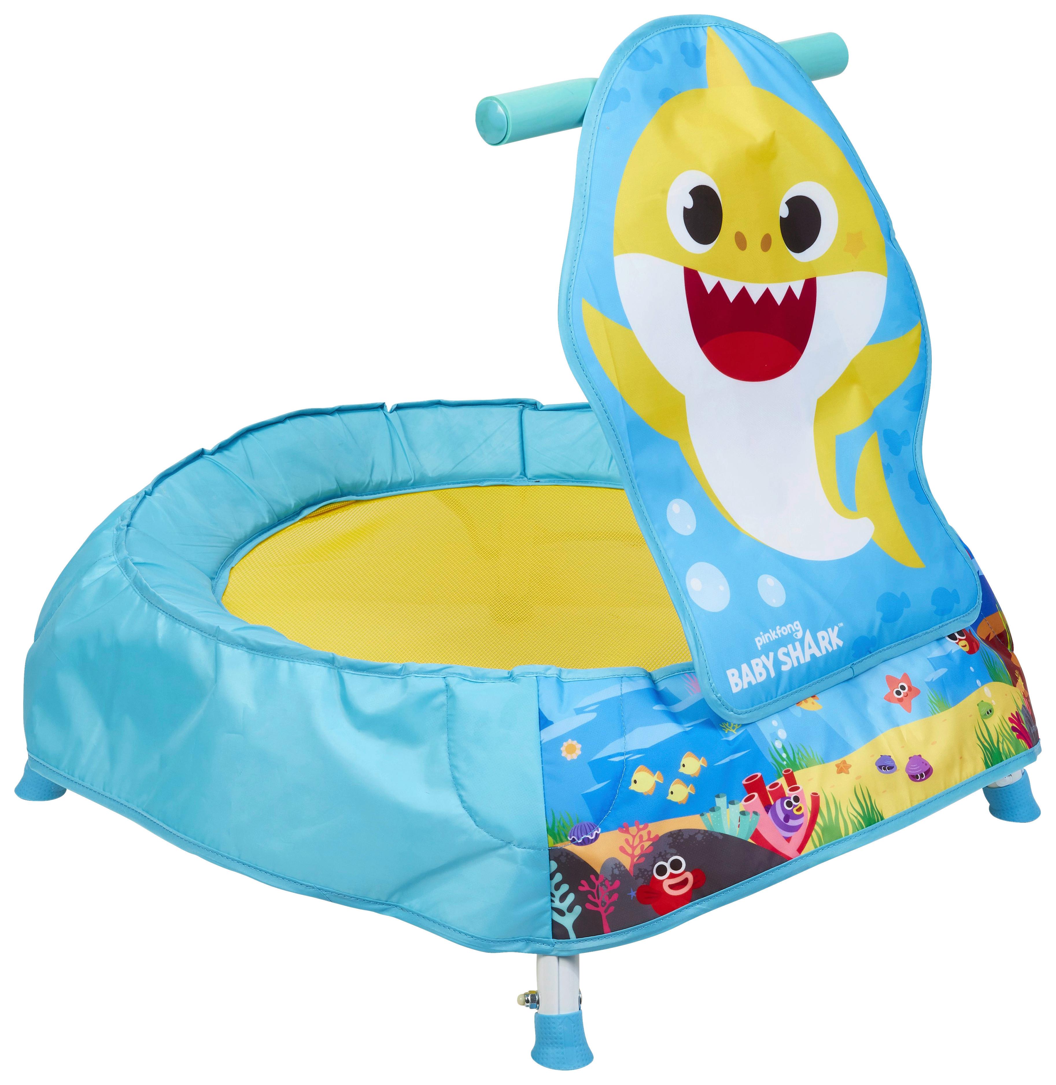 TRAMPOLINA BABY SHARK TRAMPOLIN - różnokolorowy, Konventionell, metal/tkanina (58/56/60cm)