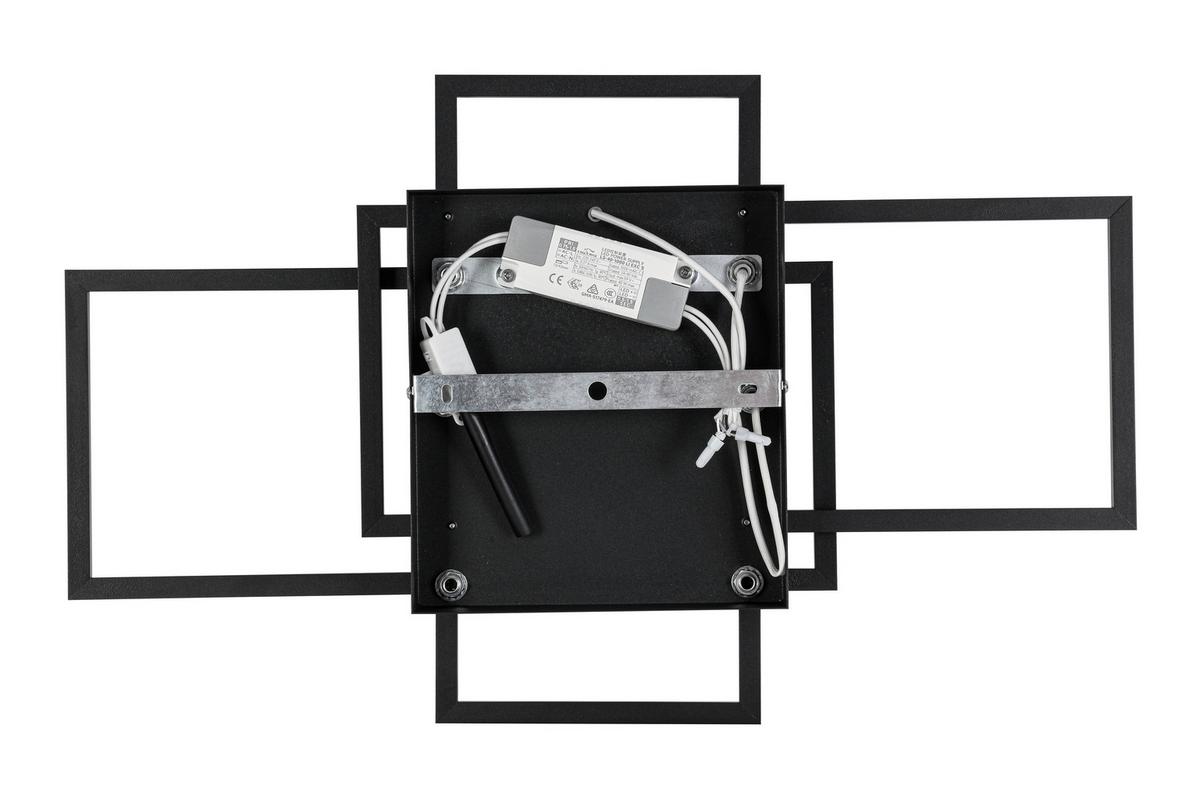 LAMPA SUFITOWA LED PRO *SBN* - czarny, Design, tworzywo sztuczne/metal (58/36/7,5cm) - Novel