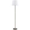 GOLVLAMPA SCHICK - vit/nickelfärgad, Klassisk, metall/textil (35/35/151cm) - Mömax