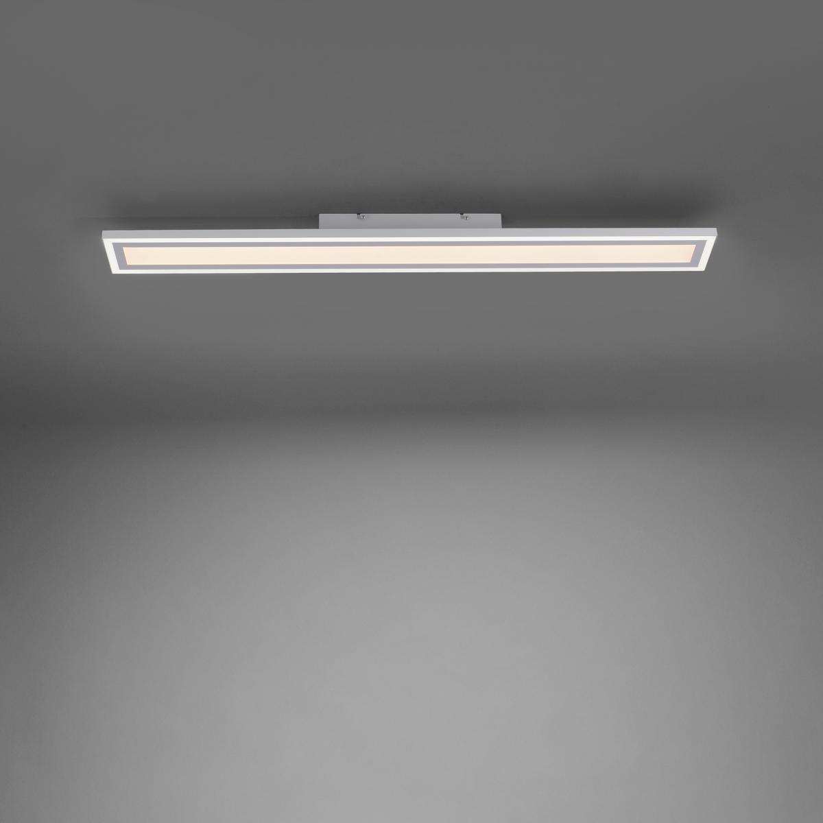LED-Deckenleuchte Edging max. 35 Watt - Weiß, Basics, Kunststoff/Metall (100/11,8/6cm)