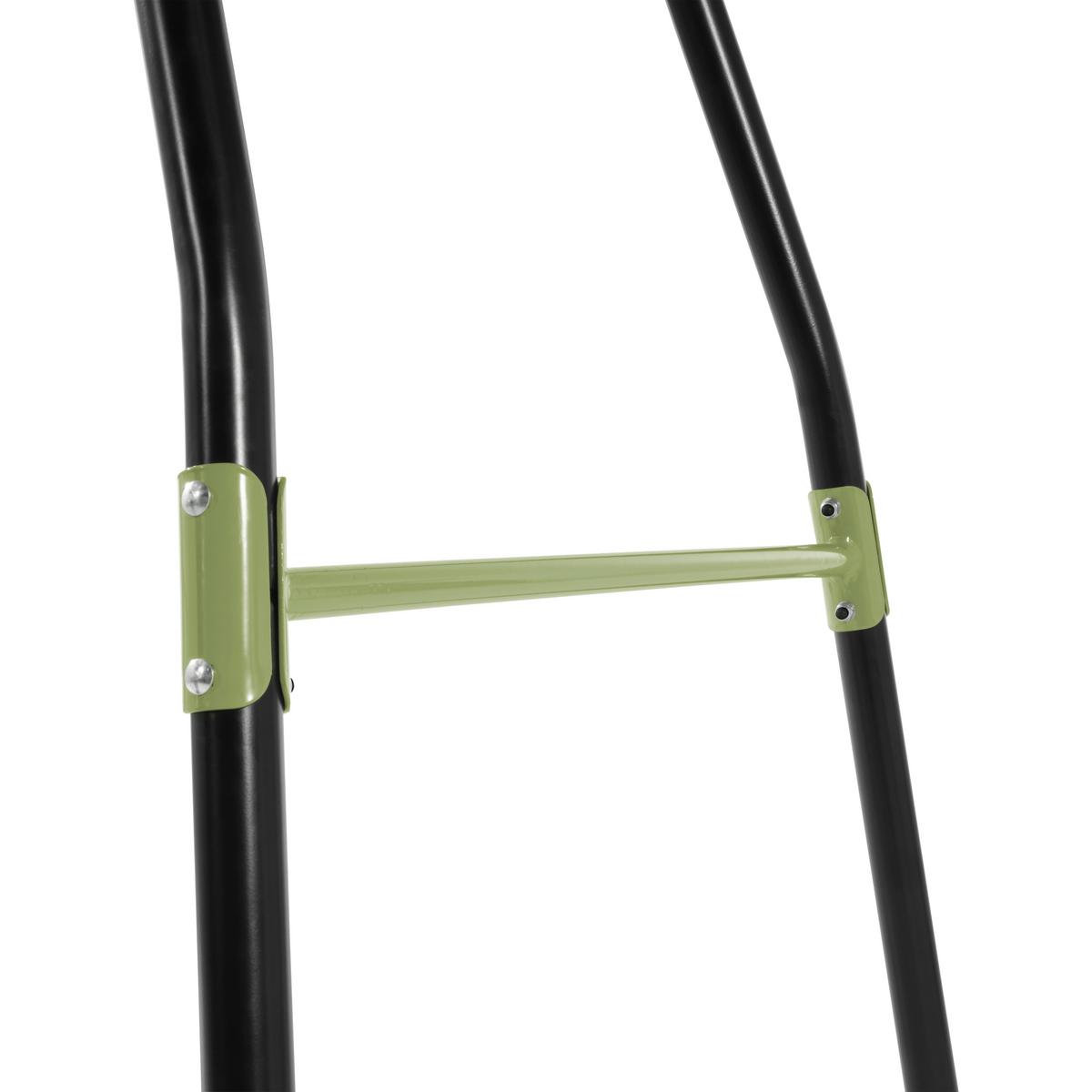 Gugalnica Exit Ivy, Črna, Zelena - Konvencionalno, kovina/umetna masa (110/243/204,5cm) - EXIT Toys