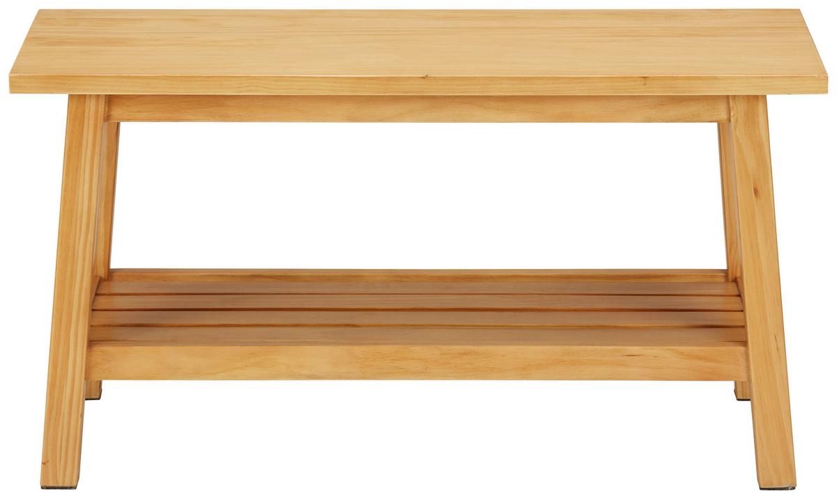 Mehrzweckbank Jules in Naturfarben - Naturfarben, Romantik / Landhaus, Holz (90/48/35cm) - Zandiara