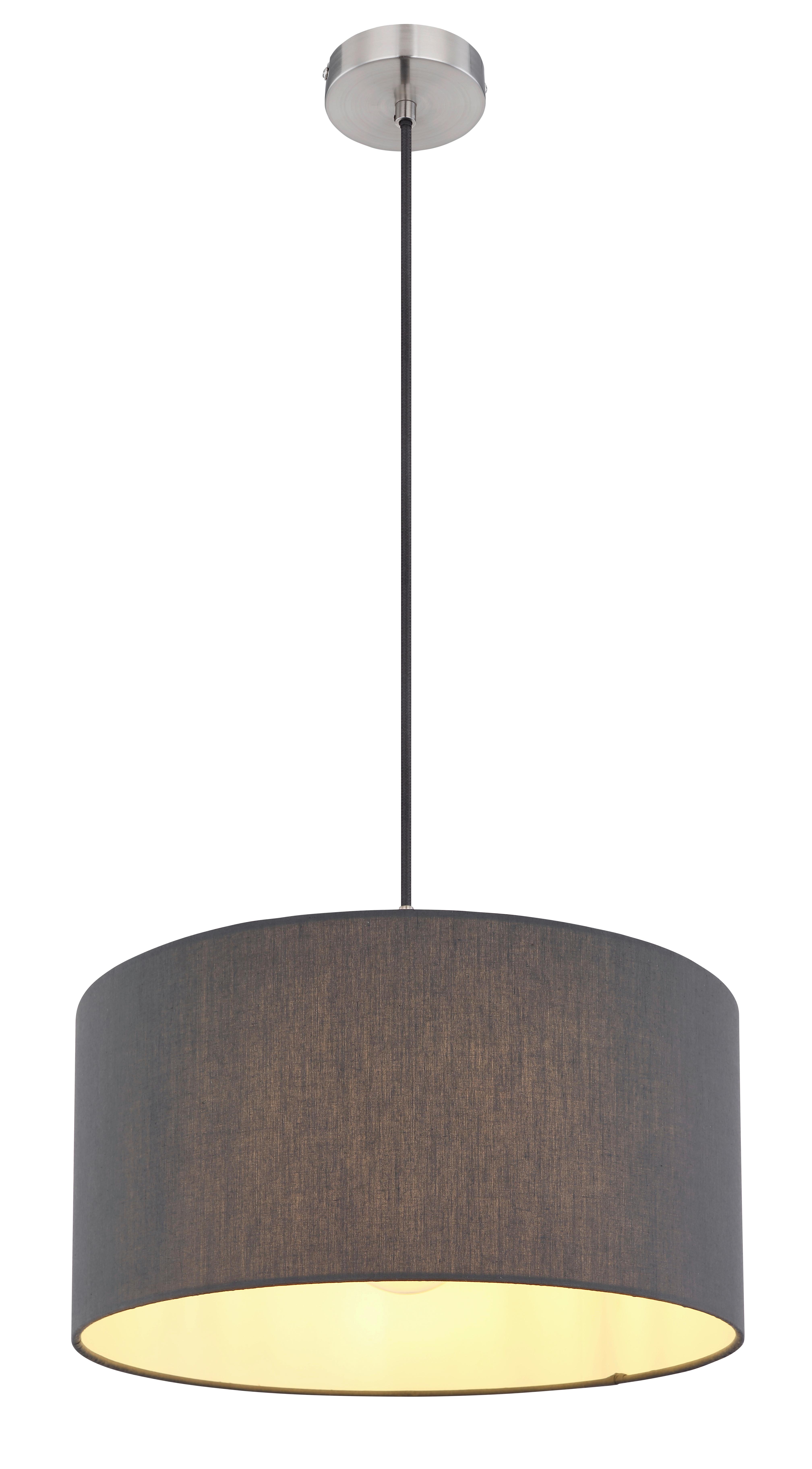 Viseča Svetilka 15585h Sanna - opal/antracit, Konvencionalno, kovina/umetna masa (40/140cm) - Globo