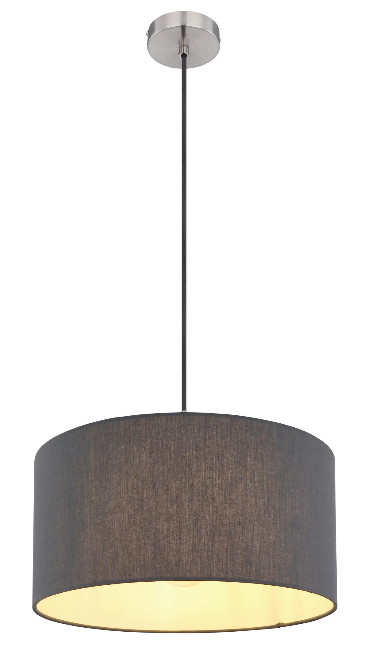 Viseča Svetilka 15585h Sanna - opal/antracit, Konvencionalno, kovina/umetna masa (40/140cm) - Globo