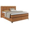 Boxspringbett Carmen C Rostfarben ca. 180x200cm - Rostfarben, Konventionell, Holz/Holzwerkstoff (180/200cm) - Premium Living