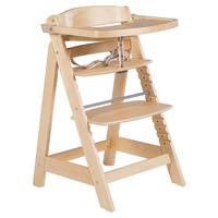 Hochstuhl Sit Up Click & Fun Naturfarben - Naturfarben, KONVENTIONELL, Holzwerkstoff (50/80/54cm) - Roba