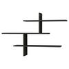 Stenski Regal Leo - antracit, Design, leseni material (123/81/22cm) - Livetastic