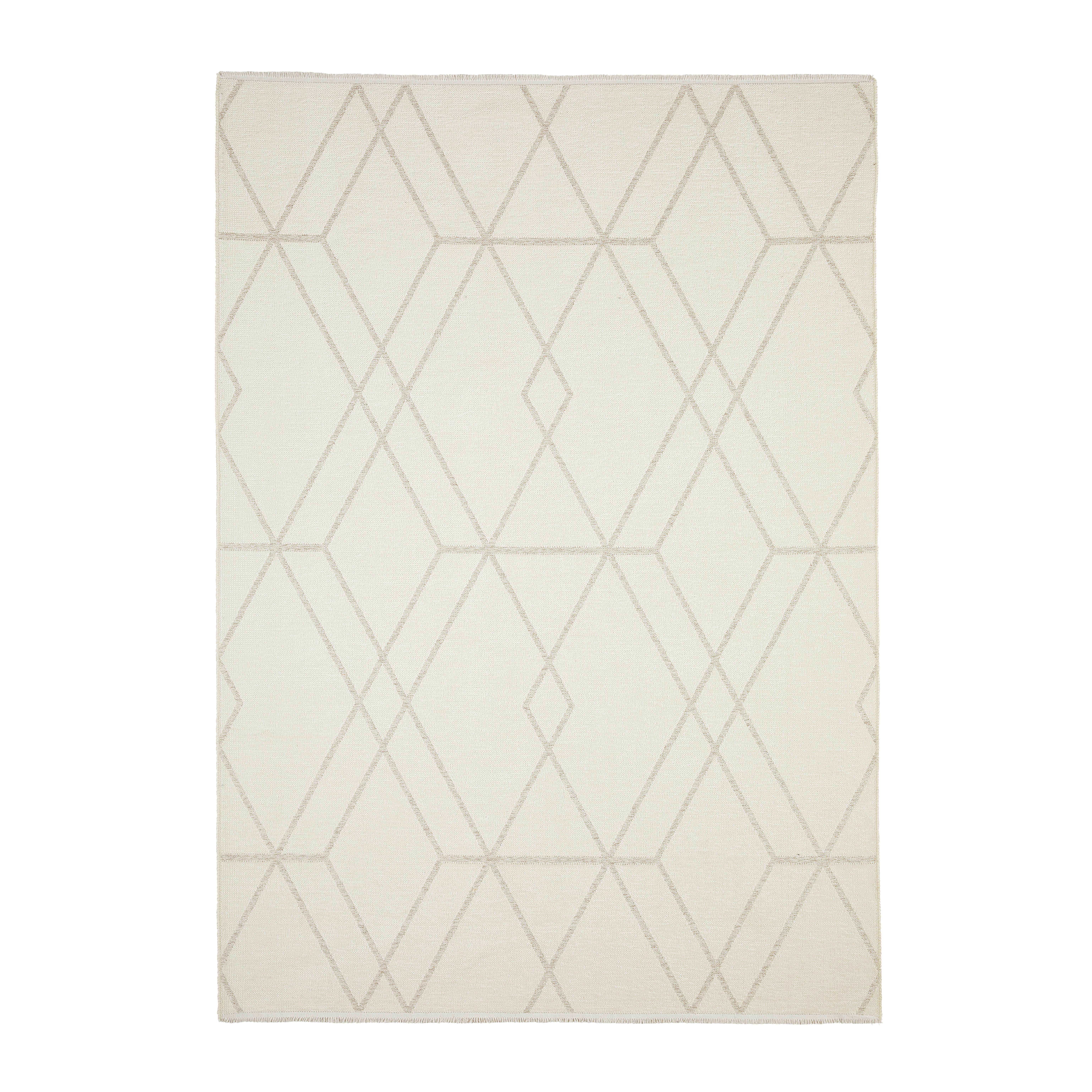 DYWAN TKANY NA PŁASKO OLIVIA - beżowy, Lifestyle, tkanina (120/170cm) - Novel