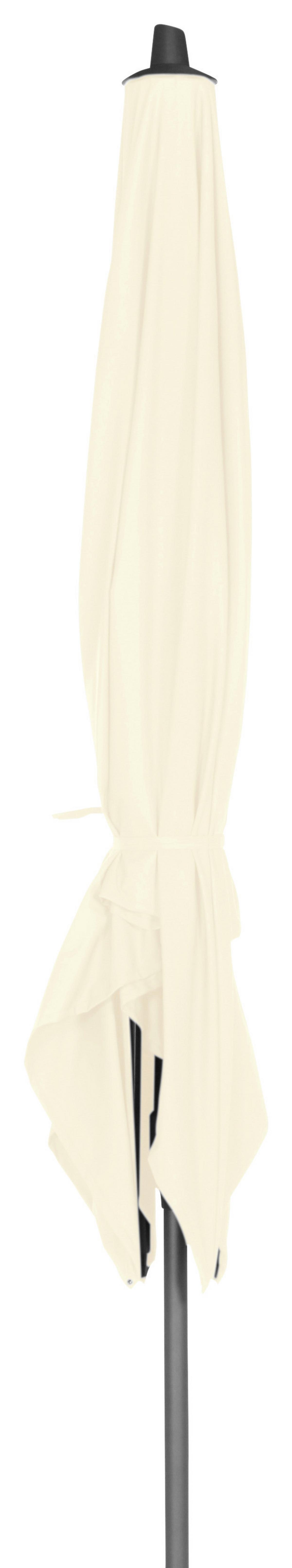 Sonnenschirm BHT: 250x258x250 cm Anthrazit/Beige - Anthrazit/Beige, KONVENTIONELL, Textil/Metall (250/250cm) - Siena Garden