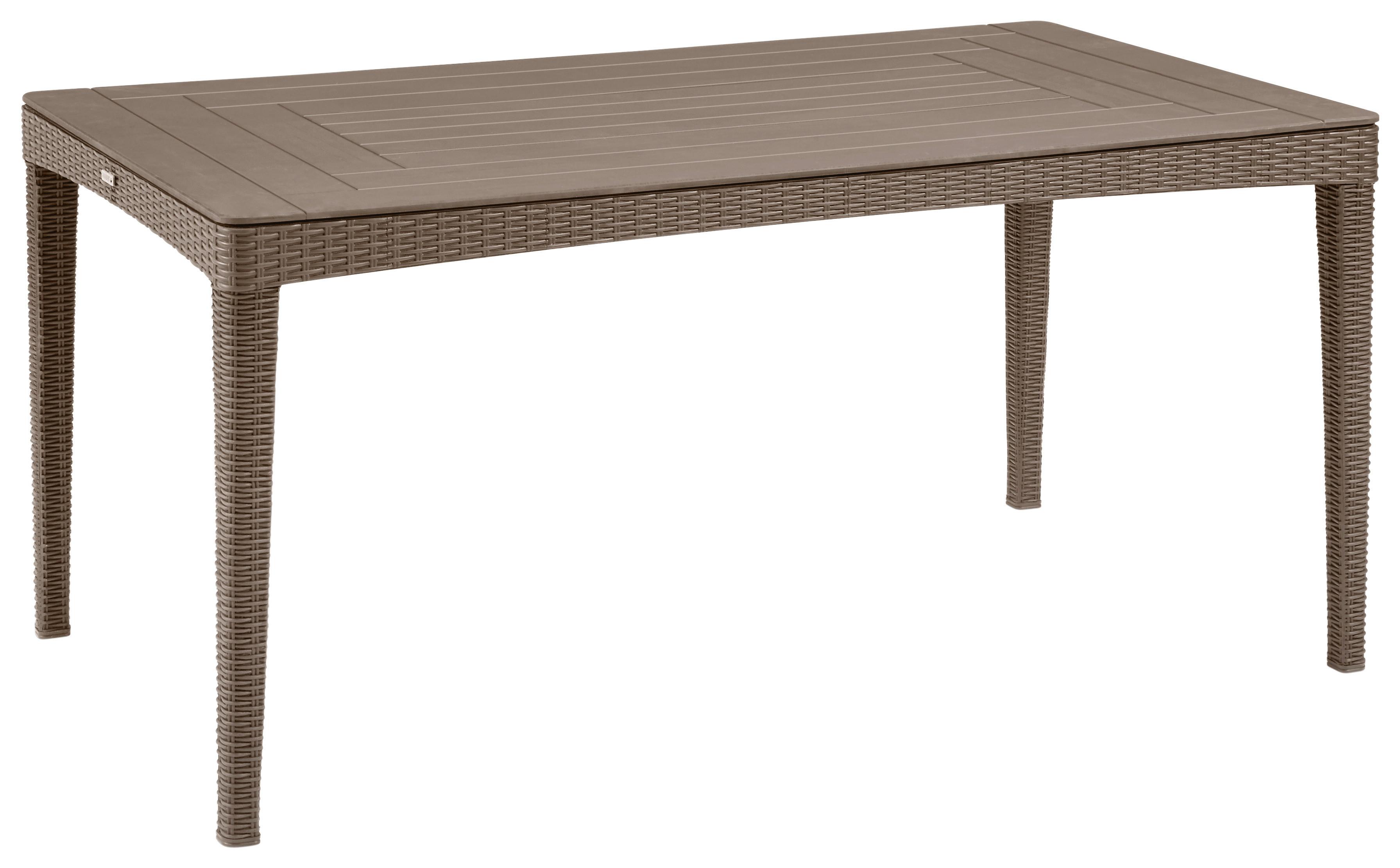 Kerti Asztal Girona - cappuccino, Modern, műanyag (160/90/74cm) - Keter