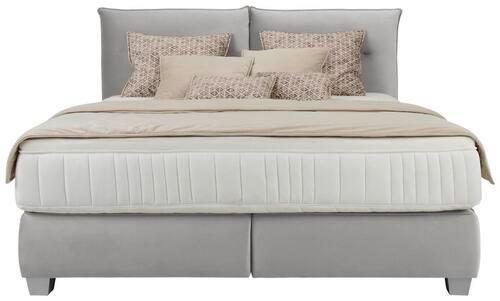 PAT BOXSPRING FOG - gri, Lifestyle, textil (180/200cm) - Premium Living