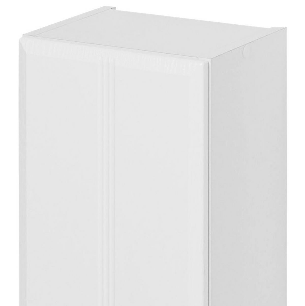 Hängeschrank in Weiss 'Rallye' - Chromfarben/Weiß, KONVENTIONELL, Holzwerkstoff/Kunststoff (25/71/20cm) - Held