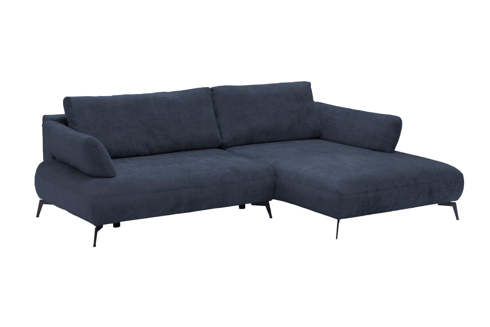 Coltar MADISON - albastru, Modern, lemn/material pe bază de lemn (284/92/186cm) - Modern Living