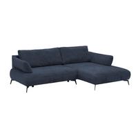 Kutna Garnitura Madison - plava/crna, Moderno, drvni materijal/drvo (284/92/186cm) - Modern Living