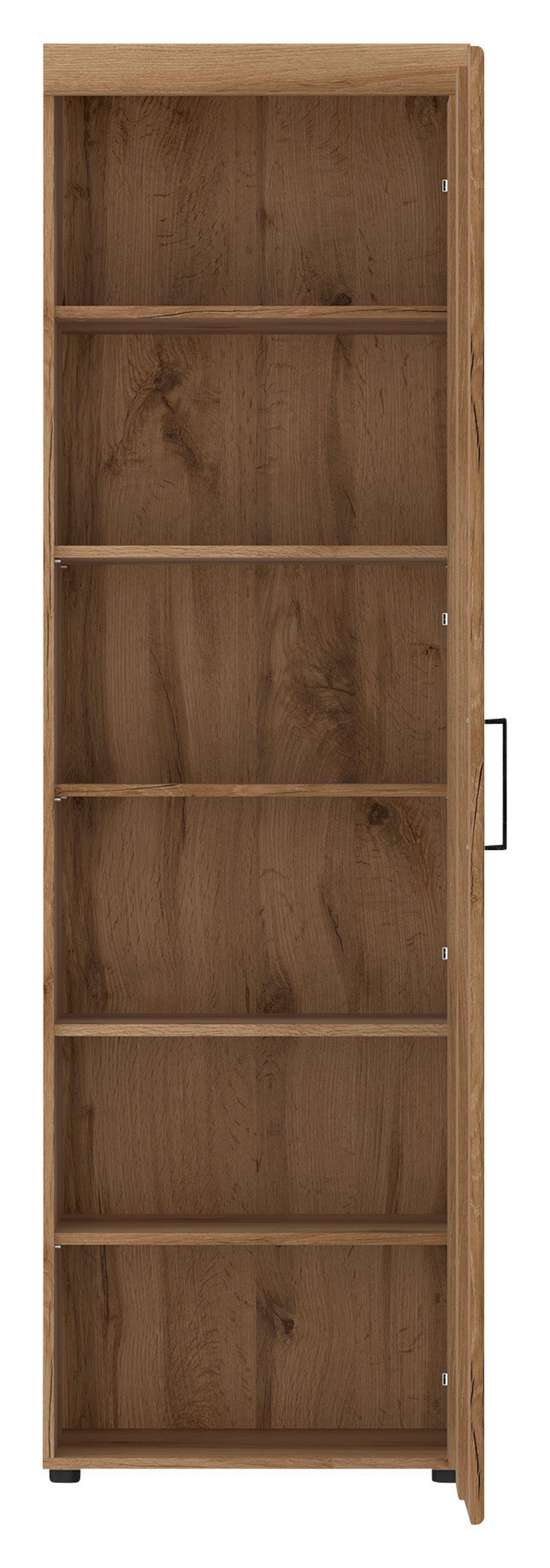 Dulap CORTINA - culoare lemn stejar, Modern, material pe bază de lemn (58/195/37,4cm) - Modern Living