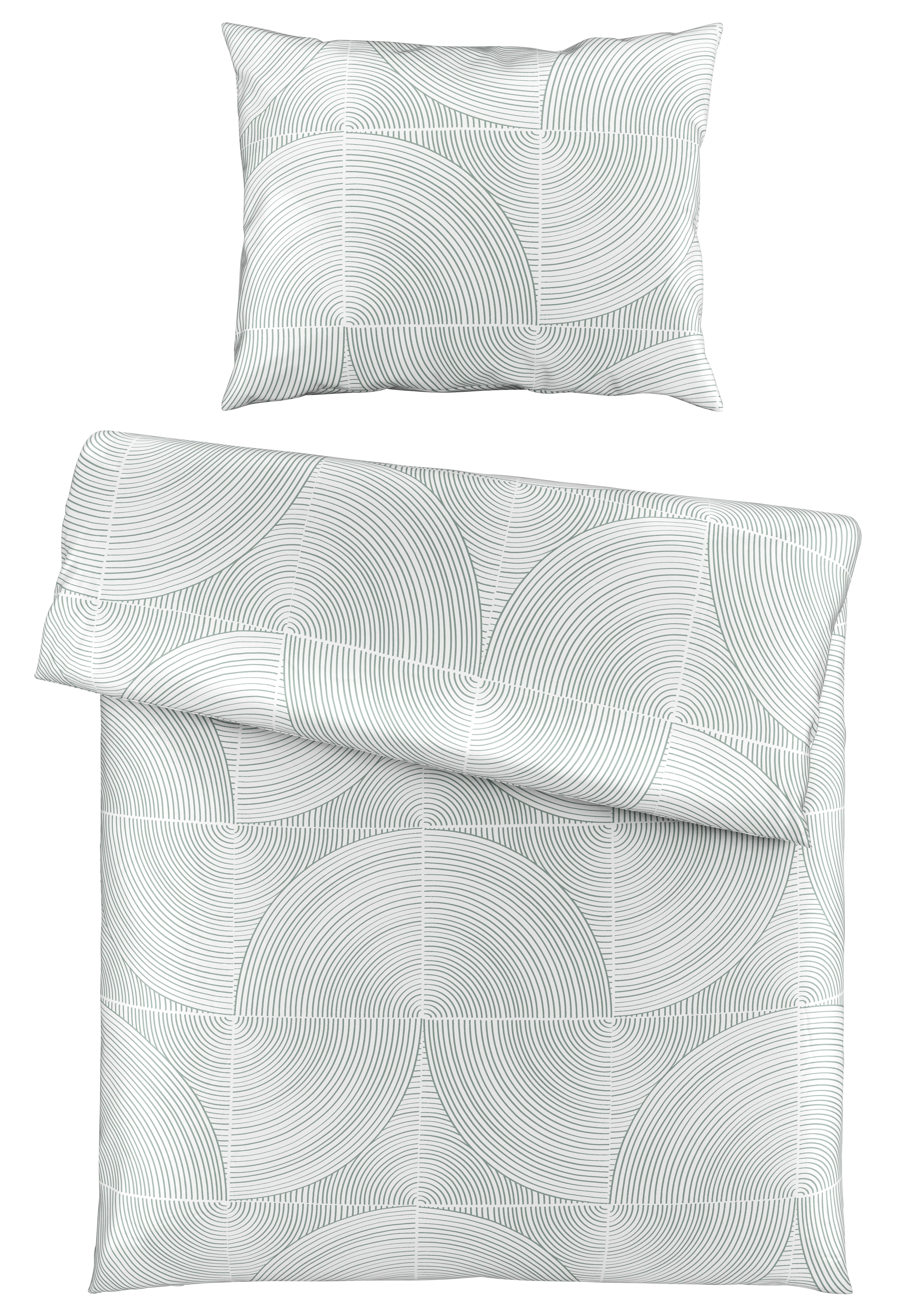 Bettwäscheset Circles - Beige, Modern, Textil (160/210cm) - Modern Living
