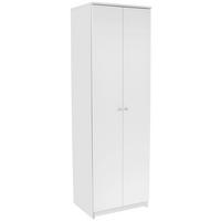 Cipősszekrény Fehér Kv05 - alumíniumszínű/fehér, Modern (62,4/178,6/35,4cm)