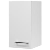 Küchenoberschrank Weiß - Edelstahlfarben/Weiß, MODERN, Holzwerkstoff/Metall (30/54/32cm) - FlexWell