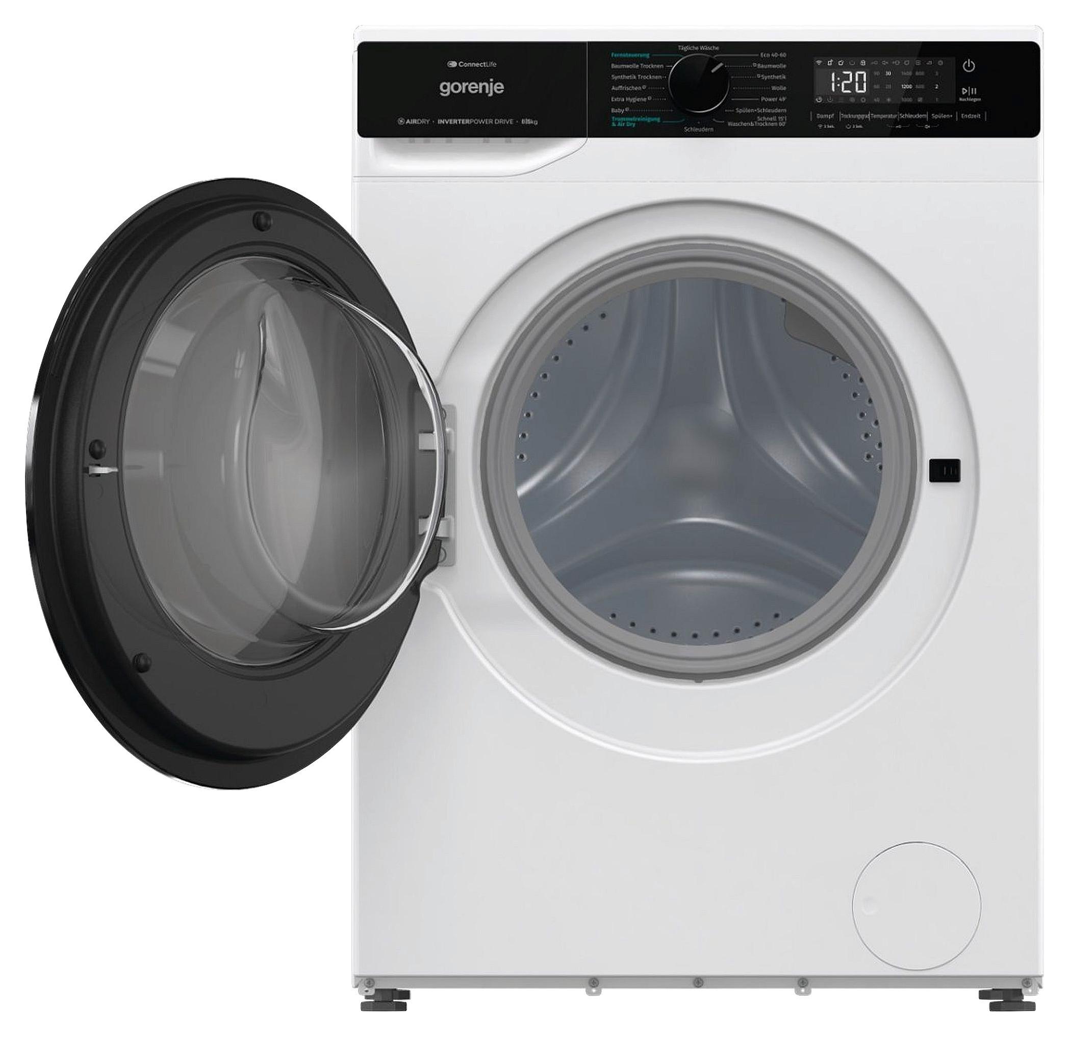 Waschtrockner WD2PA854ADW/AT Freistehend - Weiß, MODERN (59,5/84,5/51cm) - Gorenje