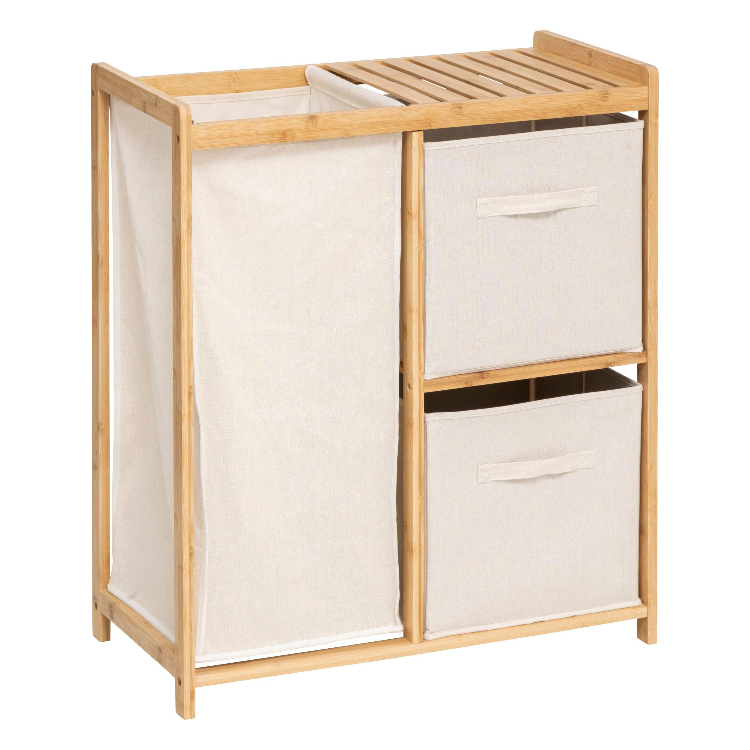 Etajeră Tidy cca. 66x78 cm - bej/culoare natur, Basics, lemn (66/33/78,5cm)