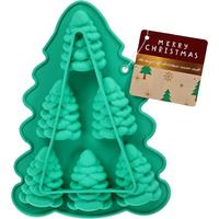 Sütőforma Tree - piros/zöld, műanyag (15,5/21/2cm)