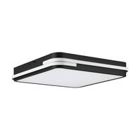 Deckenleuchte 900477* Genovese-Z - Weiss/Schwarz, Design, Kunststoff/Metall (47/47/8cm) - Eglo